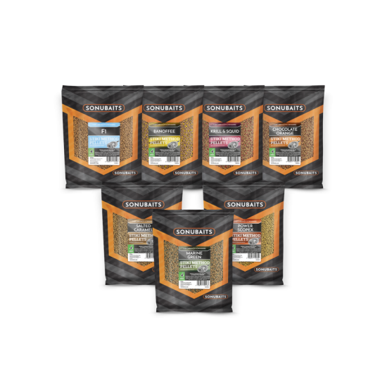 Sonubaits Marine Green Stiki Method Pellets 4mm